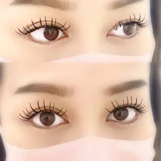 マツエク・マツパ 韓国束感まつげ ⌒ ͜ ⌒はーちゃんのマツエク・マツパデザイン