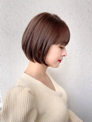 ショート Lond　Chloe所属・りな🌱ショート ☀️レイヤーボブのヘアスタイル