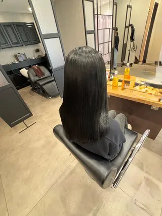 ロング 馬場 一輝のヘアスタイル