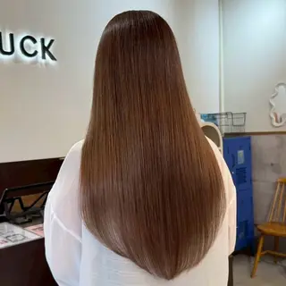 カラー ★艶ハイトーン★ LUCKモミジのヘアスタイル