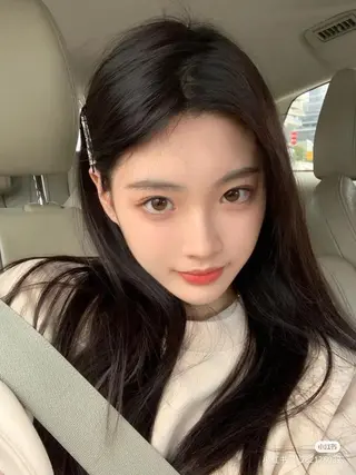 ロング 縮毛矯正/ レイヤーカット/梅田のヘアスタイル