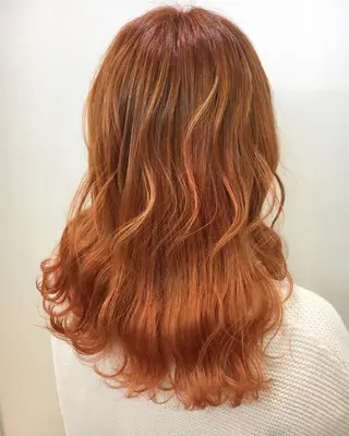 ミディアム カラー 永井 大希のヘアスタイル