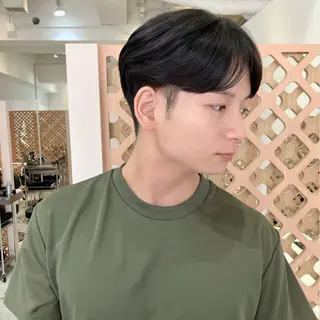 ショート パーマ メンズ 川間 将彦のヘアスタイル