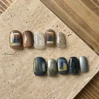 ネイル miele【ミエレ】 シンプル一癖のネイルデザイン