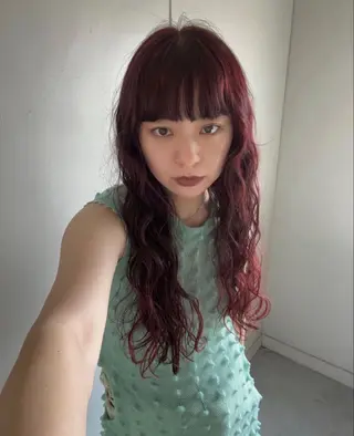 セミロング sand clear所属・戸森 manakaのヘアスタイル