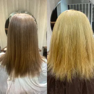 ロング カラー 縮毛矯正専門家 大桃史朗のヘアスタイル