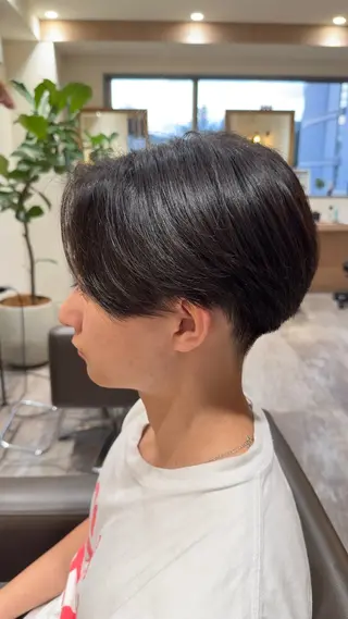 ショート パーマ メンズ 【メンズパーマ】比嘉 啓人のヘアスタイル