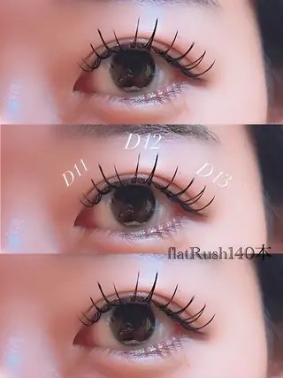 マツエク・マツパ 🫧飛山琉桜/二条 ネイルアート/束感のマツエク・マツパデザイン