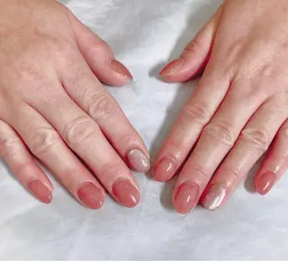 ネイル BURGUNDY keikoのネイルデザイン