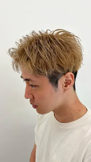 ショート カラー メンズ 🏆メンズヘア特化 🥇代表りんぺーのヘアスタイル