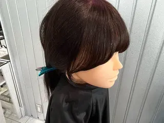 セミロング Rin/寒色系カラー 🦋/うる艶ヘア🫧のヘアスタイル