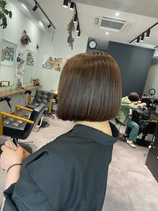 ミディアム 【guild】眞島 縮毛矯正のヘアスタイル