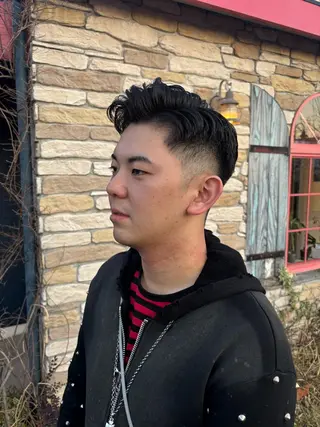 ショート メンズ カットインアルファα所属・日野 慎鷹のヘアスタイル