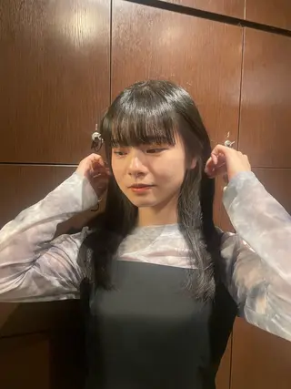 ロング レイヤー/透明感カラ ー/茅ヶ崎/momiのヘアスタイル