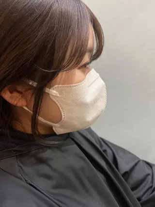セミロング カラー パーマ ヘアアレンジ メンズ キッズ ネイル マツエク・マツパ アイブロウ times salon名駅所属・久木原 ゆりのヘアスタイル