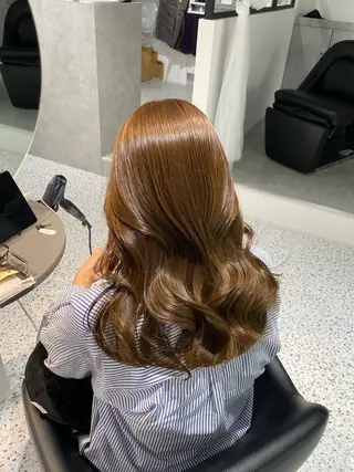 ミディアム カラー パーマ ヘアアレンジ メンズ キッズ Lumo所属・💖横浜ブリーチなし 💖MIHOのヘアスタイル