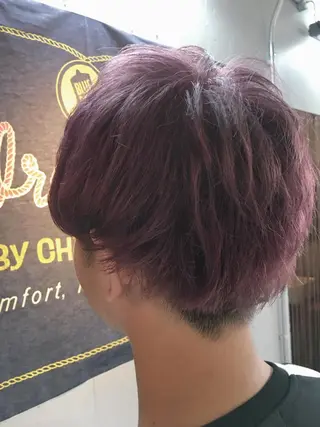 ショート カラー メンズ 代表 中島貴志のヘアスタイル