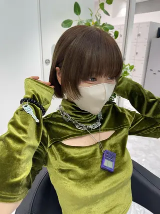 ミディアム カラー 原宿美容師／複雑 履歴修正/きょたのヘアスタイル