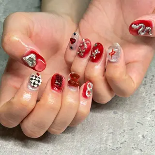 ネイル RE💟N.NAIL ラテン系お姉さんのネイルデザイン