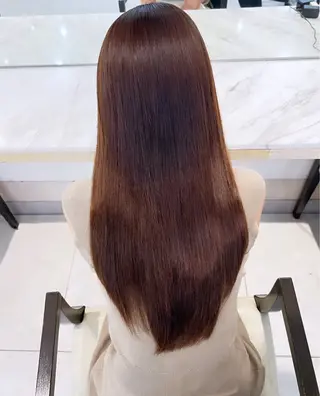 ロング Euphoria新宿店所属・新宿/韓国ヘア 艶カラー/SHOKIのヘアスタイル