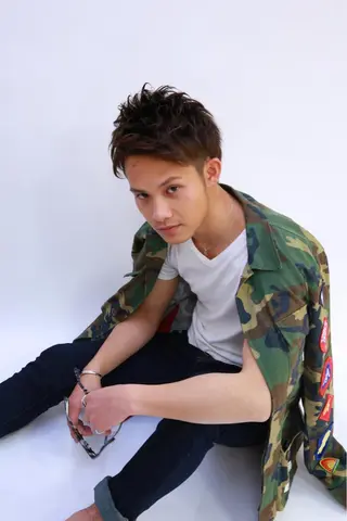 ショート カラー パーマ メンズ 髪質改善美容師 中村　一のヘアスタイル