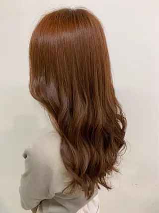 ロング ARMONY 神宮前所属・コテ巻き風パーマ 🦋そま🦋のヘアスタイル