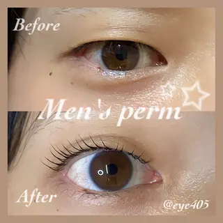 メンズ マツエク・マツパ EYE405西梅田 🤍MEIのマツエク・マツパデザイン