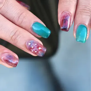 ネイル 大阪/堀江ニュアンス WAKABAのネイルデザイン