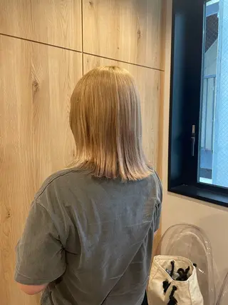 tsuki /天王寺 /カラー/ボブカットのヘアスタイル