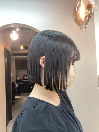 ミディアム 韓国レイヤー　船橋 徒歩5分/小川友美のヘアスタイル