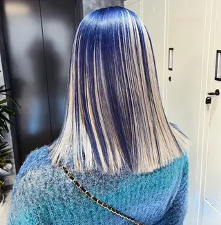 カラー 栄/デザイン/ ブリーチ/琉輝のヘアスタイル