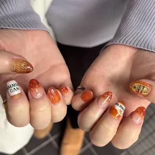 ミディアム 小川 柚香のネイルデザイン