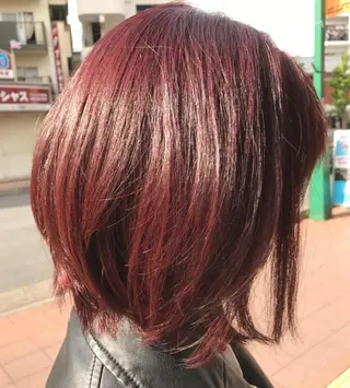 ショート カラー キッズ 新井 友菜のヘアスタイル