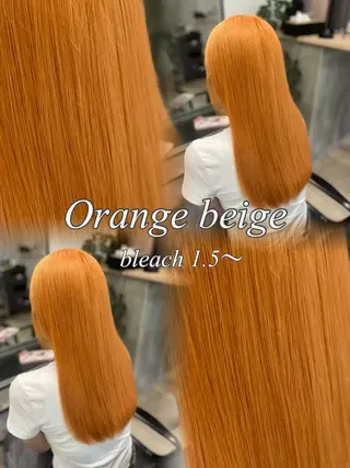 ロング JIN/暖色カラー /髪質改善/艶髪のヘアスタイル