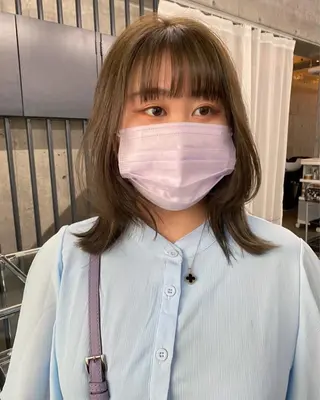 セミロング ୨୧柔らかいカラー nozomi ୨୧のヘアスタイル