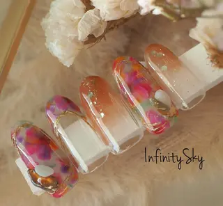 ネイル infinity skyのネイルデザイン