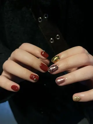 ネイル 🪷福本 亜実　/大阪心斎橋のネイルデザイン