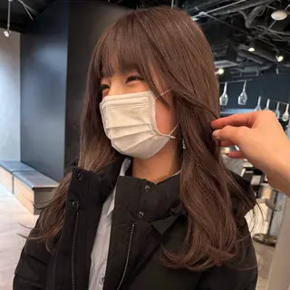 ミディアム カラー このか/似合わせ/ 透明感/ダブルカラーのヘアスタイル