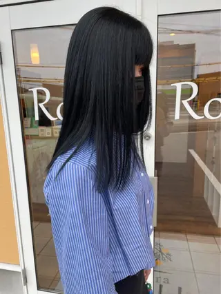 セミロング カラー ヘアアレンジ 小倉 愛里のヘアスタイル