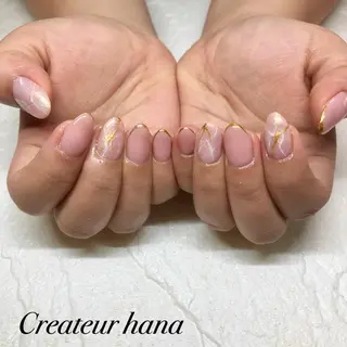 ネイル クレアトゥール華 都賀店所属・三橋 結菜のネイルデザイン