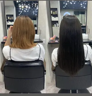 ミディアム 濱川響太レディース カットモデルのヘアスタイル