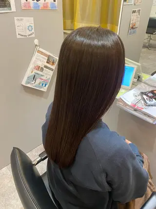 ロング 柔らかい縮毛矯正/ ボブ/北林のヘアスタイル