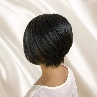 ショート 巻ける縮毛矯正 🌺 柔らか海外質感のヘアスタイル