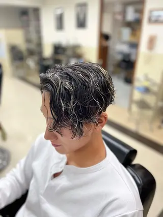 ショート barberspoint所属・💈フェードカット なす💈のヘアスタイル