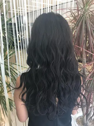 ロング カラー 髪質改善/美髪矯 正ヤマモトハルキのヘアスタイル