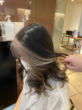 セミロング 西岡 あつみ/ 堀江美容室のヘアスタイル