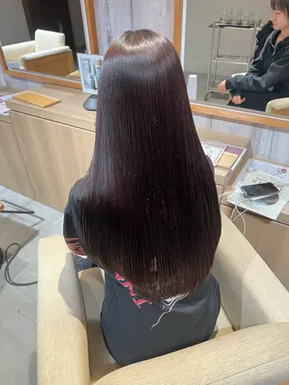 ロング 時﨑 実子/透明感カラーのヘアスタイル