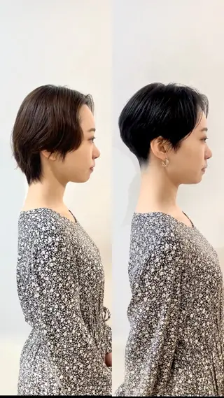 ショート カラー 表参道【髪質改善】 宮嶋勇太のヘアスタイル