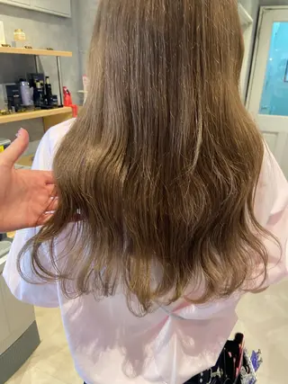 セミロング カラー La Bonheur hair Olivier北千住店【ラボヌールヘアーオリヴィエ】所属・RAN 🎀のヘアスタイル