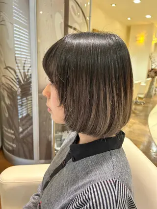ミディアム 金沢美容室 KUSHUKAのヘアスタイル
